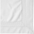 thumbnail image 7 of Violet Linen Splendour Exquisite Macrame Lace Border Pattern, Polyester Embroidered Lace, White, 70 Inch by 144 Inch, Seats 12 to 14 people Tablecloths, 7 of 7