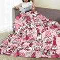 thumbnail image 6 of Sikiie Garden Gnomes Ultra-Soft Micro flannel Blanket Luxury All Seasons Warm Blanket for Bedding Sofa and Travel (4 sizes)-60"x50", 6 of 7