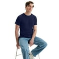 thumbnail image 6 of Hanes Men Crew neck T-Shirt 4-Pack ComfortSoft 100% Cotton Heavyweight Tee Plain, 6 of 6