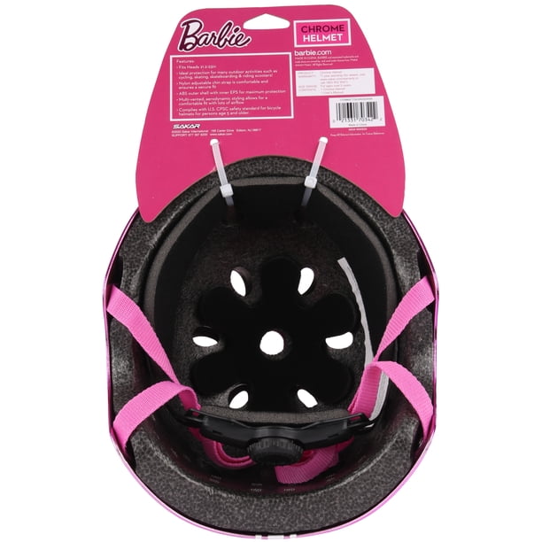 barbie toddler bike helmet Kids Safety Size 48cm-52cm | Girls Scooter Cycle Skateboard Shell | Bicycle Riding : Buy Online at Best Price in KSA Azur Barbie Kids Skate Helmet