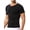 Black, variant on Compression Shirt for Men Slimming Shapewear Tummy Control Compression Undershirt Breathable Body Shaper for Workout Gym Daily