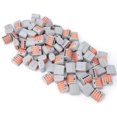 thumbnail image 3 of 4 Pin Terminal Block 4 Hole Terminal Block Lever Wire Connector Electrical Wire Connector 100pcs 4 Way Spring Lever Terminal Block Reusable Electrical Wire Cable ConnectorPCT-214, 3 of 8