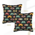 thumbnail image 3 of Bingfone Decorative Pillow Covers 18"X18" Retro Video Game Couch Pillow Cases Modern Farmhouse Covers For Couch Sofa Bed, 3 of 9