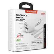 HyperGear SpeedBoost 25W PD Lightning Car Kit w Fast-Charging Tech (15623-HYP)