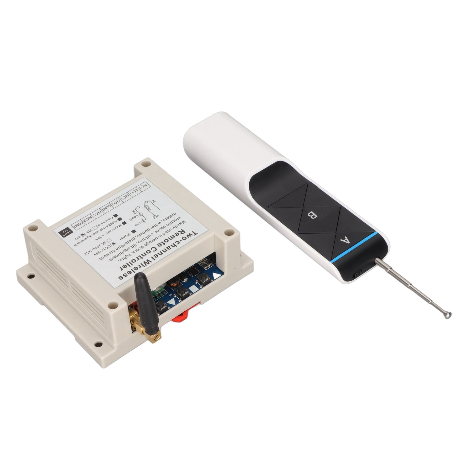 Interruptor De Control Remoto Inalámbrico Para Puerta, Módulo De Relé Receptor De Hasta 433M, 1000 MHz, Cc 12V, 10A, 1 Canal - AliExprs