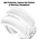 thumbnail image 4 of Funda de silicona para auriculares Airpods Max Filoto White, 4 of 7