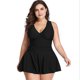 thumbnail image 4 of Womens One Piece Swimsuit Plus Size Swimwear Floral Printed Swimming Costume with Skirt, 4 of 4