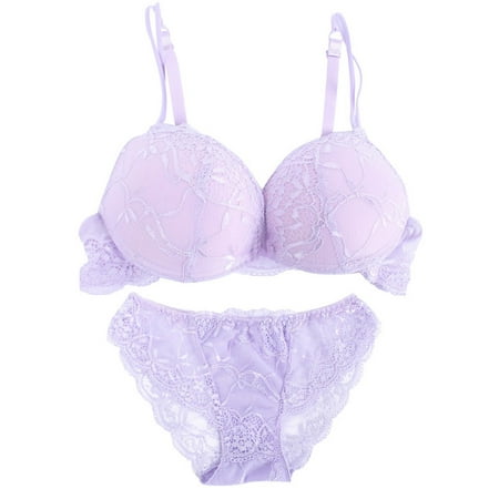 

French Famous brand transparent bra romantic temptation lace bra set young women underwear set push up bra and panty set