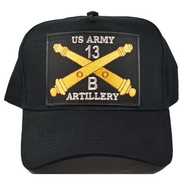 US ARMY US ARMY 13B ARTILLERY HAT - BLACK - Veteran Owned Business