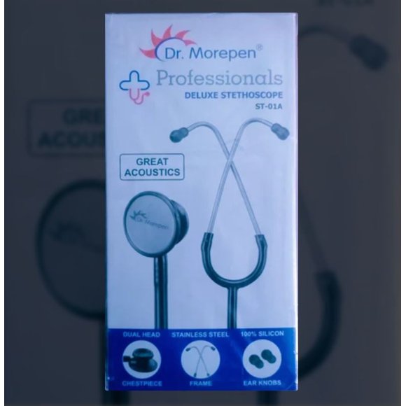 Dr Morepen ST01A Deluxe Stethoscope 1 Unit