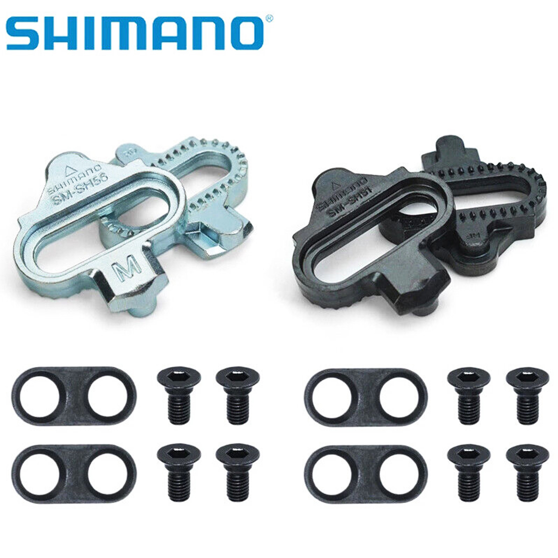 Shimano SPD SM-SH51/SH56 Cleat MTB Single-Directional Release Cleats w/o Plate Nuts - image 5 of 7
