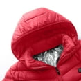 thumbnail image 4 of Olyvenn Trendy Outdoor Warm Clothing Heated For Riding Skiing Fishing Charging Via Heated Coat Winter Warm Long Sleeve Hooded Fleece Puffer Jacket Thick Cotton Padded Overcoat Red 12, 4 of 7