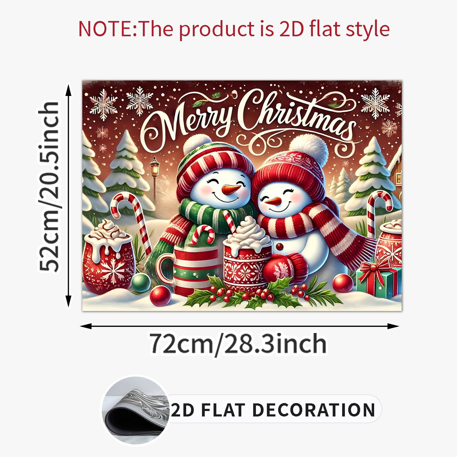 Stove Top Cover for Electric Stove – 28"x20" Christmas Snowman pattern Cooktop Protector – Heat Resistant Range Cover, Flat RV Stovetop Protector, Multipurpose Dish Drying Mat for Kitchen 1pc