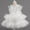 009White, variant on Flower Girls Tulle Dress Princess Cute Ruffle Cold Shoulder Dresses High Low Hem Party Evening Gown for 3-11Years