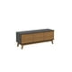 thumbnail image 2 of Mueble TV 55" Kappesberg 136cm con 3 Puertas Negro/Canela, 2 of 9