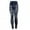 Navy, variant on Women's Workout Yoga Pants Faux Denim Yoga Leggings Vintage Graphic Sport Pants High Waist Tummy Control Yoga Pants