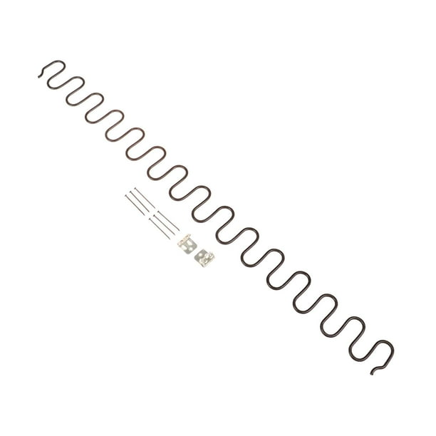Kit de muelles para sillas, muelles de tapicería, suministros de bricolaje, muelles en forma de zigzag para sillas de casa. Longitud 65cm