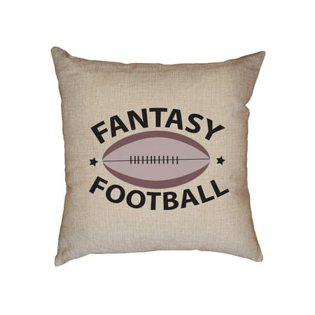 Fantasy Football League FFL Trendy Decorative Linen Throw Cushion Pillow Case with