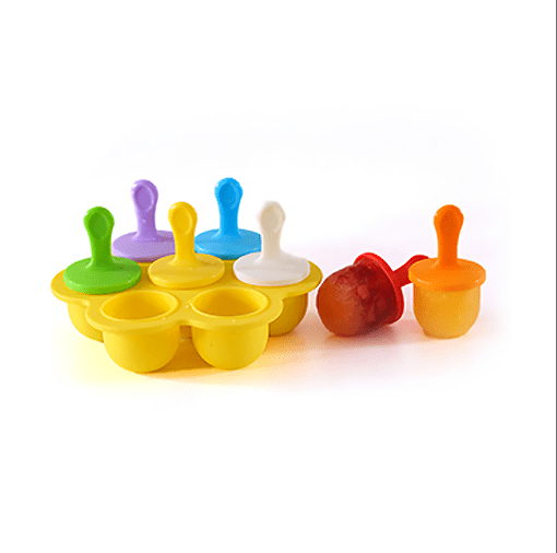 DIY Dessert JuiceIce Cream Making Tool 4 Grids Ice Cream Mold with Lid Homemade Ice Pop Molds Ice Cube Maker YASUOA 2 Pieces Silicone Popsicle Molds for Home Kitchen Accessories 