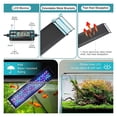 thumbnail image 7 of 60/75/90cm WRGB Aquarium Light With Timer Waterproof Fish Tank LED Light Underwater Lamp Aquariums Decor Lighting Planted Lights ,Easy to Install, 7 of 7