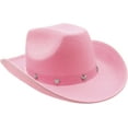 thumbnail image 2 of Adult's Pink Cowboy Hat Costume Accessory, 2 of 2