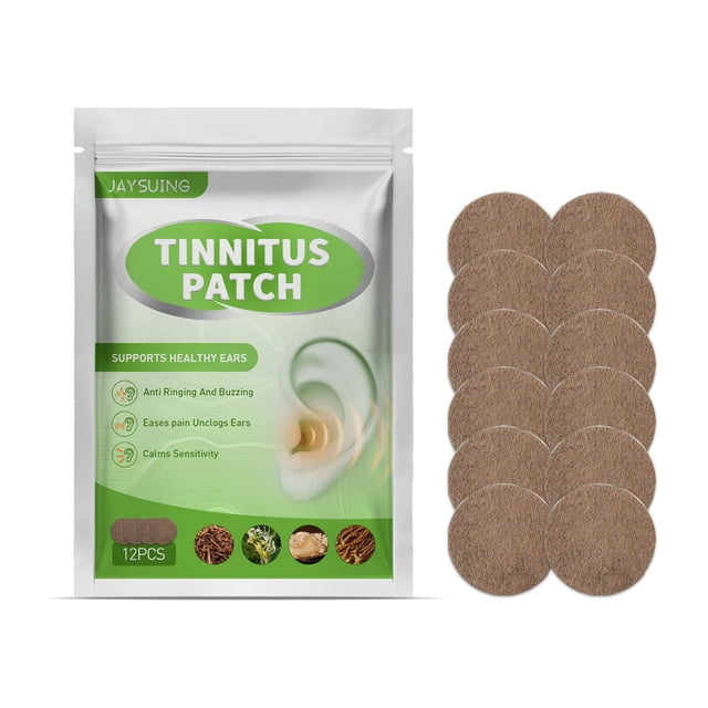 Parche para el tinnitus, parches para aliviar el tinnitus, parches para los oídos para el tinnitus, parches para aliviar el zumbido del oído, parches para aliviar el tinnitus a base de hierbas, alivi