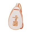 thumbnail image 4 of amleso Racquet Tennis Bag Pickleball Bag Badminton Bag Large Capacity Beginners Organizer Portable Shoulder Bag Tennis Crossbody Bag Beige Orange, 4 of 10