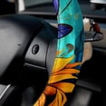 thumbnail image 5 of Starry Sky Steering Wheel Cover for Car, 14.5 Inch PVC Leather Auto Accessories with Printing, 5 of 6