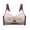 Purple, variant on Dealovy Plus Size Womens Wireless Bra Full Coverage Seamless Push up Bras Lace Lined Comfy Everyday Bras