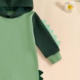 thumbnail image 5 of YDFCWXW Baby Infant Costumes Baby Outfit Hoodie Romper 3D Cartoon Cute Jumpsuit Bodysuit for Toddler Boys Girls 3-18M (Green, 3-6 Months), 5 of 6