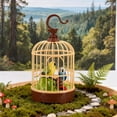thumbnail image 5 of Voice Activated Chirping Bird Toy with LED Lights, Interactive Fluttering Parrot Birdcage for Toddlers, Home Decor, 5 of 7