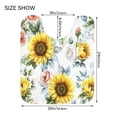 thumbnail image 5 of IAUYY 24x20 Inch Bath Mat Thick Soft Plush Shower Mat TPR Backing Material Non Slip Bath Mats for Bathroom for Tub Shower Hotel Sunflowers and Roses, 5 of 9