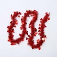 thumbnail image 3 of PEONAVET Red Tinsels Garland, Valentine's Day Garland for Wedding Party Holiday Valentines Day Decoration, 3 of 5