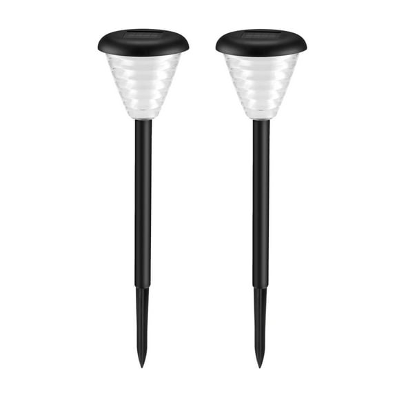 Darzheoy Outdoor Solar Pathway Lights, LED Solar Powered Walkway Lights, Waterproof Landscape Decorative In-Ground Lighting for Garden Lawn Patio Yard Deck Driveway, 2Pcs