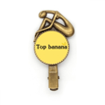 thumbnail image 1 of Interesante lema banana Broche broche broche broche Metal retro, 1 of 3
