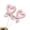 Pink, variant on 2pcs Heart-Shaped Artificial Flowers - Romantic Decor for Valentine's Day, Weddings & More