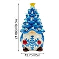 thumbnail image 6 of Ceramic Christmas Tree, Christmas Decorations for Table Indoor,Lighted Blue Ceramic Tree Decor 8.3in, 6 of 7