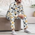 thumbnail image 7 of Sikiie Cute Elephant Mens Pajama Set, Soft Warm Long Sleeve Sleepwear, Cozy Button-Down Pjs for Men-Medium, 7 of 7