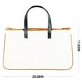 thumbnail image 4 of Wowcloth Clearance Fashion Beach Bag and Linen Canvas Bag,Large Capacity Tote Bag, 4 of 5