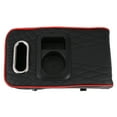 thumbnail image 1 of Housse de Console Centrale Coussin Multifonctionnel 13.39"x7.48"x3.15 Pouces Cuir Nappa Noir Rouge, 1 of 7