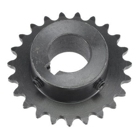 

Uxcell 23 Teeth Sprocket 1/4 Pitch 16mm Bore Carbon Steel Keyway with Set Screws