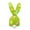 Green, variant on Easter Buuny Throw Pillows, Soft Rabbit Shaped Pillow Cushion Plush Happy Easter Decorative Pillow for Couch Bed