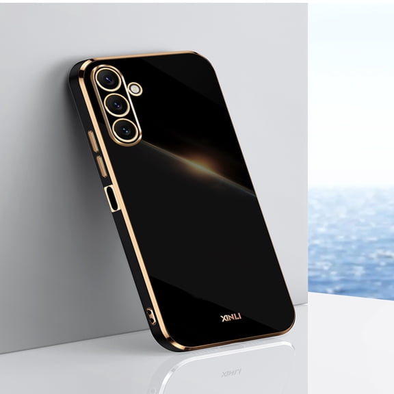Lunvic for Samsung Galaxy A16 5G Case, Includes 1-Pack Tempered Glass Screen Protector, 360° Ring Kickstand, Magnetic Car Mount Compatible, Black