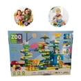 thumbnail image 2 of 244 PCS Kids Building Blocks, DIY Building Block Children's Fun Slideway with Marbles - 9022, 2 of 2