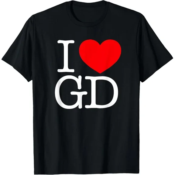 ANUNSHIRT I Love (Heart) Gd T-Shirt Unisex S-5XL Hot Trending Shirt, Vintage Birthday Gift