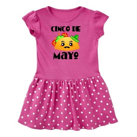 

Inktastic Cinco De Mayo Taco Party Gift Toddler Girl Dress