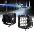 thumbnail image 2 of Mistaha High-Power 100W 6000K IP68 Waterproof E15 5-Inch Square LED Work Light (White), 2 of 6