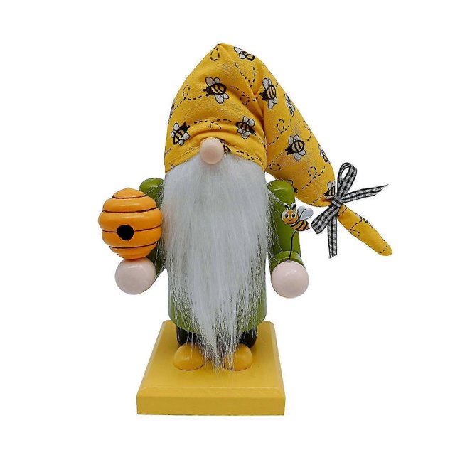 Unique faceless forest gnome statue with water pitcher design for a spring