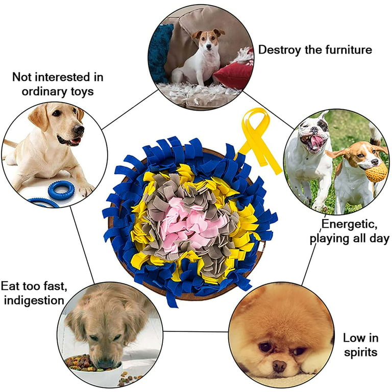 Fovien Dog Mat, Interactive Dog Toys Feed Game Brain Stimulating