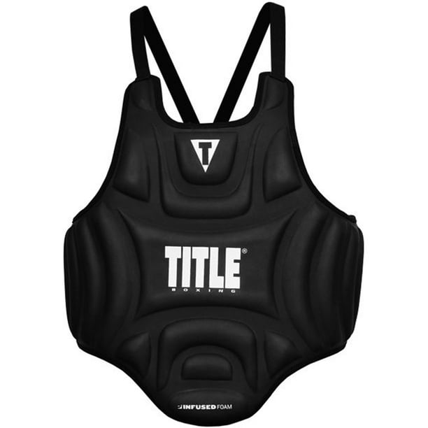 Title Boxing Infused Foam Influence Body Protector Black Walmart